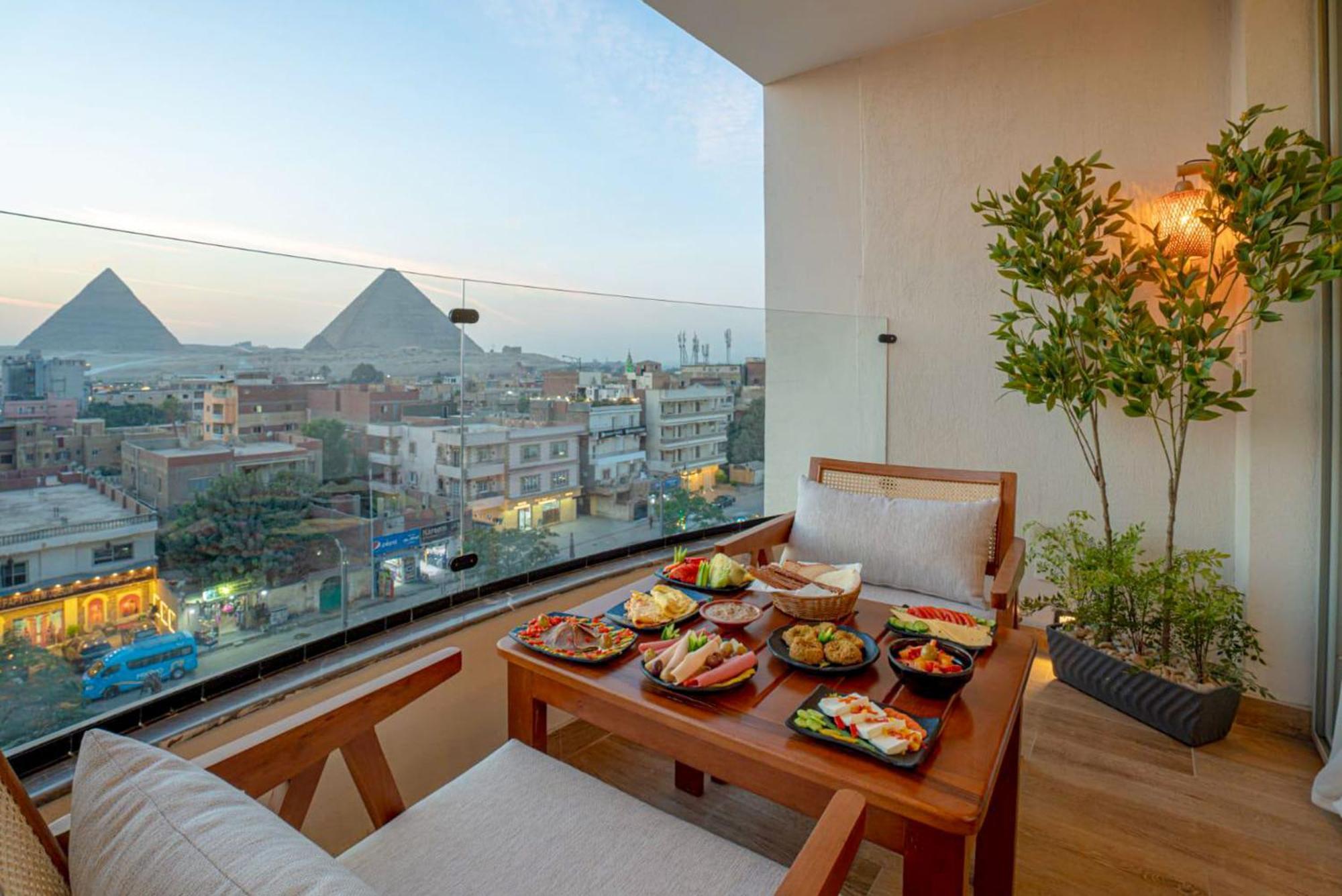 Galaxy Pyramids View Inn Kafret el-Gabal Dış mekan fotoğraf