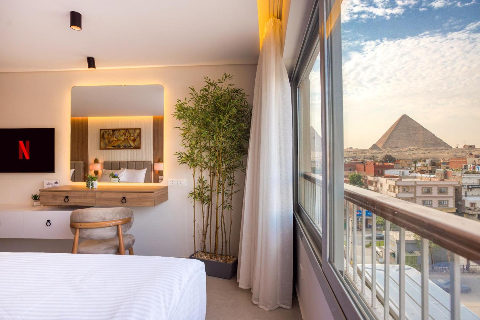 Galaxy Pyramids View Inn Kafret el-Gabal Dış mekan fotoğraf