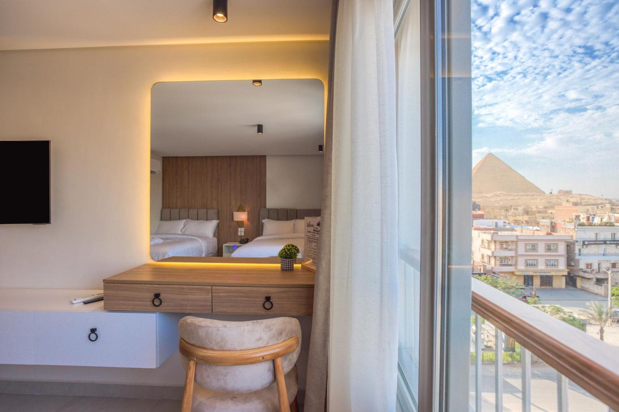 Galaxy Pyramids View Inn Kafret el-Gabal Dış mekan fotoğraf