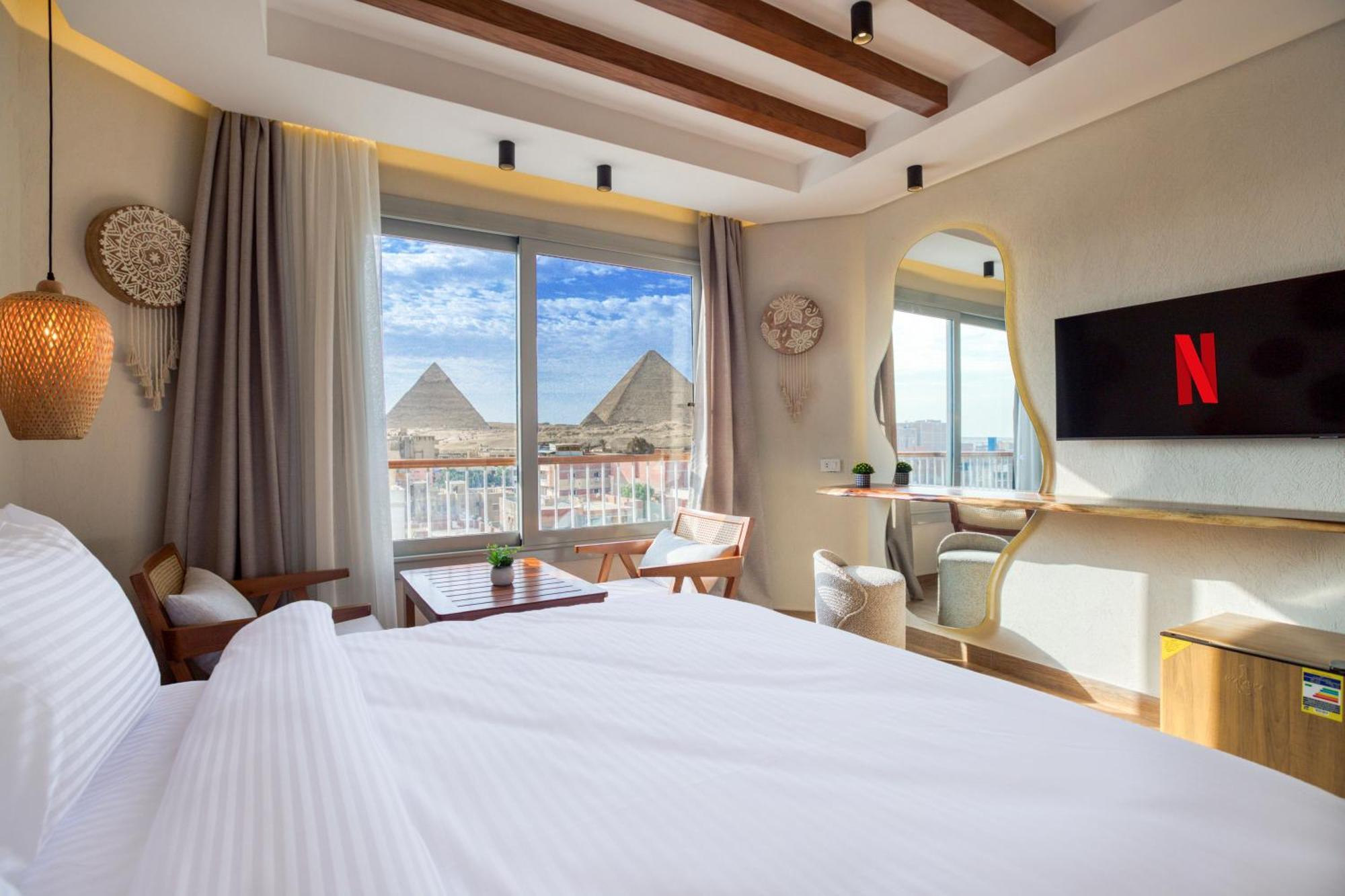 Galaxy Pyramids View Inn Kafret el-Gabal Dış mekan fotoğraf