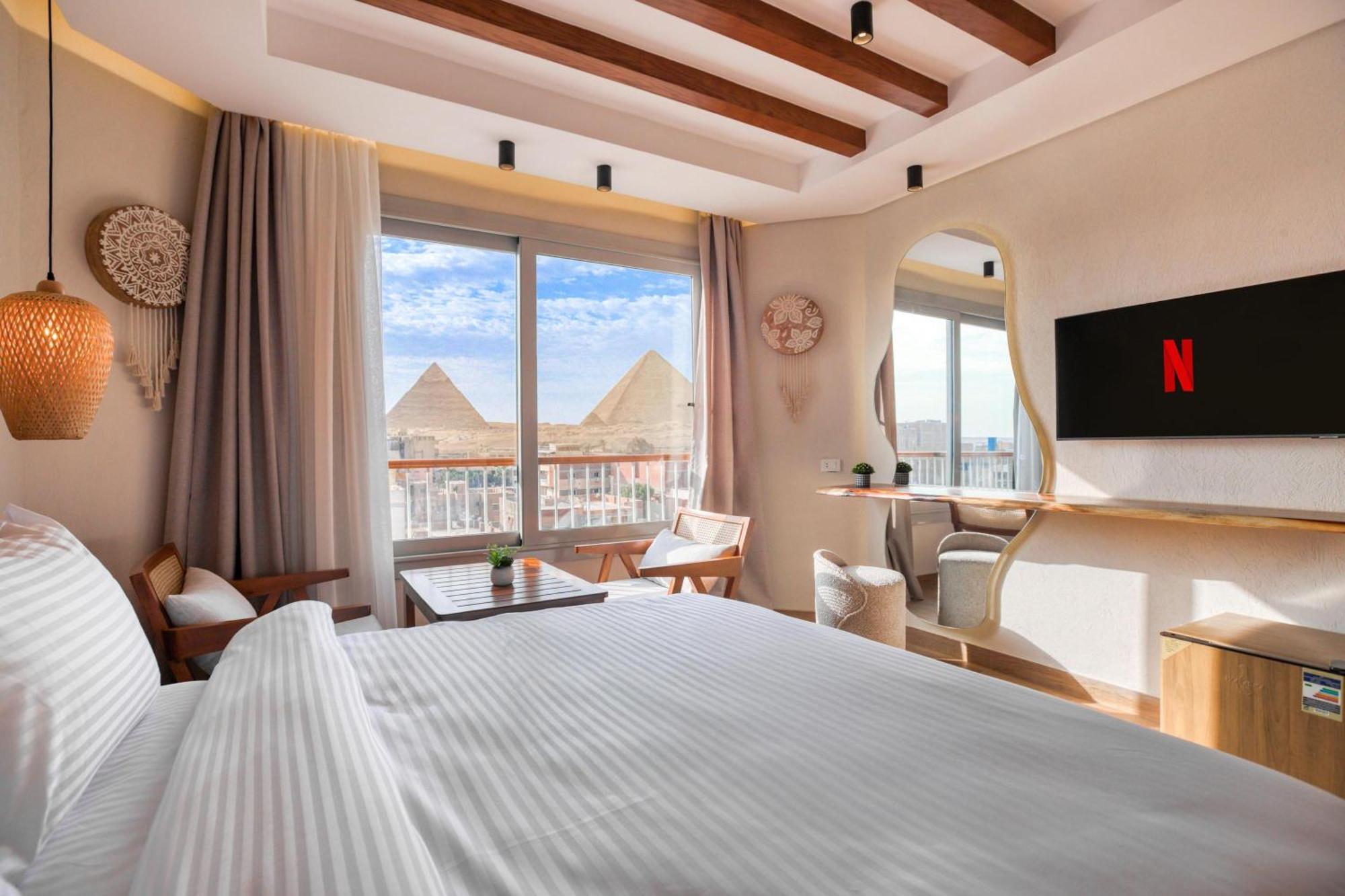 Galaxy Pyramids View Inn Kafret el-Gabal Dış mekan fotoğraf